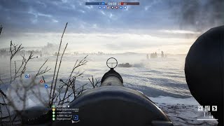 このマップ段差の判定よくわからぬ Ribeyrolles 1918光学照準Battlefield 1 [upl. by Ocirled532]