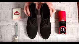 How to Recolor Your Suede amp Nubuck Shoes  KIWI Shoe Care [upl. by Saduj]