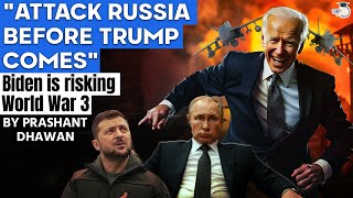 ATTACK RUSSIA BEFORE TRUMP COMES TO POWER  Biden is Risking World War 3 With this Crazy move [upl. by Krum]