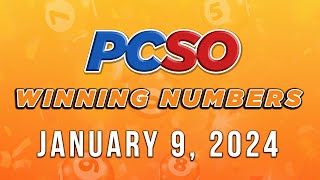 P49M Jackpot Ultra Lotto 658 2D 3D 6D Lotto 642 and Super Lotto 649  January 9 2024 [upl. by Romeu]