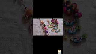 Navratri kandora making idea diy handmade navratrijwellery handmade navratri navratrispecial [upl. by Duaner]