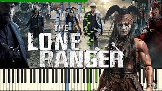 Lone Ranger Theme  El llanero solitario   PIANO COVER  Synthesia Arr [upl. by Sacha]