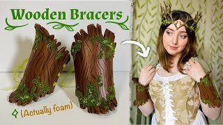 DIY Wooden Texture Bracers [upl. by Nap]