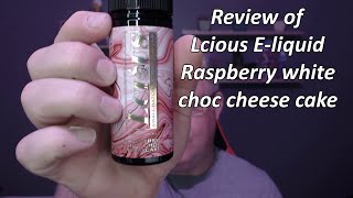 A Unique Flavour Experience Discover Luscious ELiquid Raspberry White Choc Cheesecake [upl. by Calhoun]