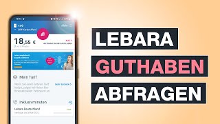 Lebara Guthaben abfragen  Testventure [upl. by Alag]