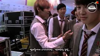 BANGTAN BOMB V is doing weird dance  BTS 방탄소년단 [upl. by Kealey]