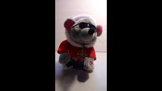 Gemmy Animated Musical Plush Mouse Sings Def Squad Rappers Delite Twas Night Before Christmas [upl. by Gnivri]