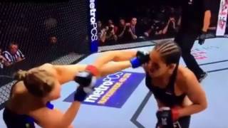 UFC 207 AMANDA NUNEZ VS RONDA ROUSEY FULL FIGHT POST TALK W\ DBN [upl. by Geer]