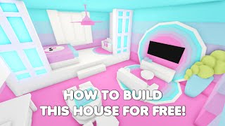 How to build THIS cute house for FREE 0 Bucks in Adopt me [upl. by Dom561]