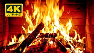 🔥 Cozy Fireplace 4K 12 HOURS Fireplace with Crackling Fire Sounds Crackling Fireplace 4K [upl. by Oicnaneb]