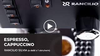 Espresso cappuccino  Rancilio Silvia a další s 1 okruhem [upl. by Bucher]