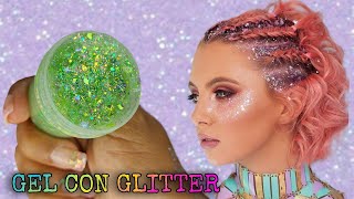 COMO REALIZAR TU PROPIO GEL CON BRILLOS ✨ GEL CON GLITTER PARA L CABELLO Y LA CARA💡IDEAS TIPS [upl. by Eemaj693]