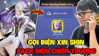 VUX THỬ THÁCH GỌI ĐIỆN CHO GARENA XIN SKIN NAKROTH BẠCH DIỆN CHIẾN THƯƠNG [upl. by Kiley]