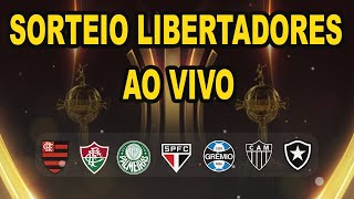 AO VIVO SORTEIO DA LIBERTADORES 2024  FASE DE GRUPOS  VEJA OS CONFRONTOS [upl. by Ailad]