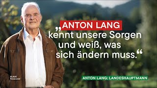 Anton Lang Landeshauptmann [upl. by Nazler]