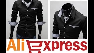 Compra no AliexpressUmboxing2 Camisas Masculinas [upl. by Bresee806]