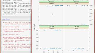 R Commander Logistic Regression Model [upl. by Neztnaj607]