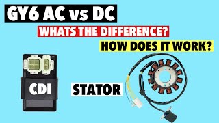 GY6 AC vs DC StatorCDI  How does it work What is best [upl. by Andreana770]