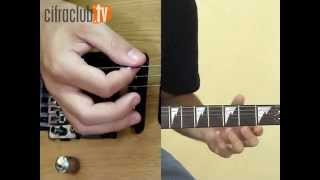 Enter Sandman  Metallica aula de guitarra [upl. by Airekat]