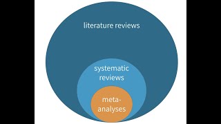 Whats the Difference between a Literature Review Systematic Review and MetaAnalysis [upl. by Luwana]