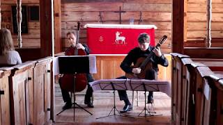 Radamés Gnattali  Sonata for Cello and Guitar [upl. by Naillig]