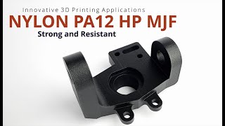 3D printing on PA12 nylon with HP multi jet fusion [upl. by Zink]