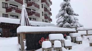 La Tania Snow Report lataniacouk 30 Dec 2017 [upl. by Camden]