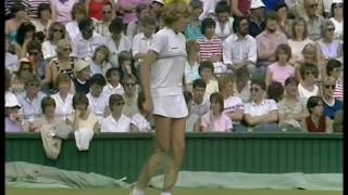 1984 Wimbledon 4th Round Steffi Graf vs Jo Durie Part 3 [upl. by Velleman]