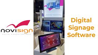 NoviSign Digital Signage at HIMSS 2023 HealthCare Expo [upl. by Airpac]