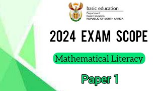 Grade 12 Mathematical Literacy  November 2024  Paper 1 Exam scope [upl. by Clywd]