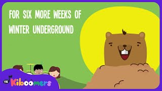 Im A Little Groundhog Lyric Video  The Kiboomers Preschool Songs amp Nursery Rhymes [upl. by Yort]