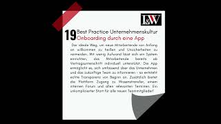 OnboardingApp als Best Practice für ein Great Place to Work [upl. by Roselia118]