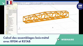 Webinaire Calcul des assemblages boismétal avec RFEM et RSTAB [upl. by Ecirtal759]