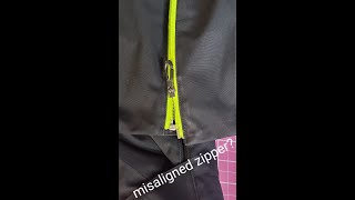 How to repair a misaligned zipper tutorial [upl. by Enrobso951]