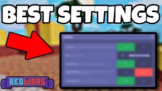 The BEST SETTINGS To Win EVERY Game 😱 Roblox Bedwars [upl. by Jaye]