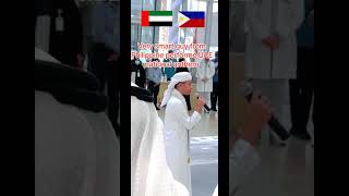 FILIPINO SINGING UAE NATIONAL ANTHEM  UAE NATIONAL DAY 2023  PROUD PINOY IN UAE🇦🇪🇵🇭👏 [upl. by Nnylkoorb]