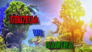 Godzilla Vs Gamera Stop Motion [upl. by Naed405]