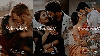 Vizhiye kalangathey❣vaanam than vizhunthalum❣female version❣whatsapp status❣lovestatus❣romantic❣mine [upl. by Annoled]