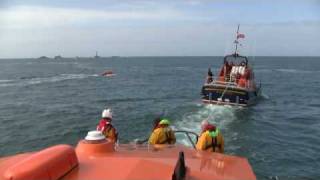 Appledore Lifeboat visits Sennen Cove [upl. by Harrietta]