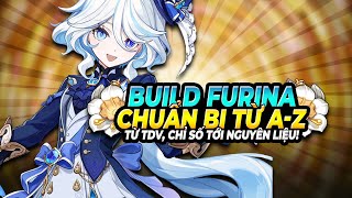 BETA Các Bước Chuẩn Bị Hoàn Hảo Build Thuỷ Thần Furina Từ TDV Chỉ Số Tới Nguyên Liệu Genshin [upl. by Zebaj721]