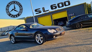 Mercedes SL600 V12  Speed Noise Exhaust Sound [upl. by Adnawuj]