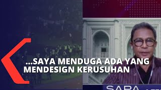 Penasihat Ahli Kapolri Menduga Ada yang Mendesign Kerusuhan Kanjuruhan [upl. by Mctyre]