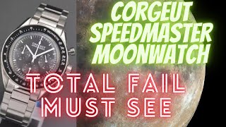 CORGEUT OMEGA SPEEDMASTER MOONWATCH 2021 FAIL SECOND VERSION WITH THE BRACELET UPDATE MUST SEE [upl. by Hwu]