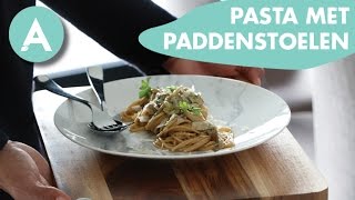 Pasta met paddenstoelen  ANGELO  Recept 12 [upl. by Colp564]