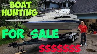 1989 Bayliner Ciera Sunbridge 2155 V8 Engine Boat Hunting 👍👍👍🛥🛳🛳🛳🛥🚤🚤 [upl. by Ahsatal]