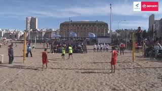 JNE2018  Formosa venció a Jujuy en el vóley playa masculino Sub14 [upl. by Acherman]