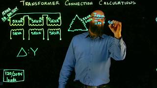 Delta to WYE Transformer Calculations [upl. by Bathsheb]