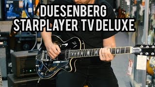 Duesenberg Starplayer TV Deluxe Black with Cranbourne Music [upl. by Loggia234]