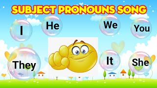 Subject Pronouns Song I Pronouns song I Kids English Grammar Song [upl. by Okir]