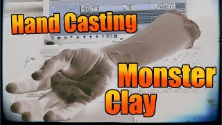 Hand Casting Using Alginate amp Monster Clay [upl. by Wenz]